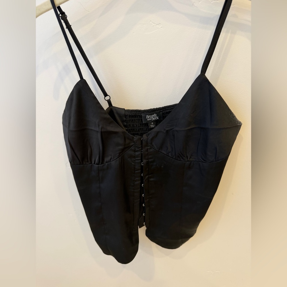 PacSun Black Corset-Style Camisole